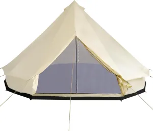 10-Person Yurt Tent Glamping Bell Tent with Spacious Interior, Breathable Waterproof Design, for Family Outdoor Camping, 16' x 16' x 10'