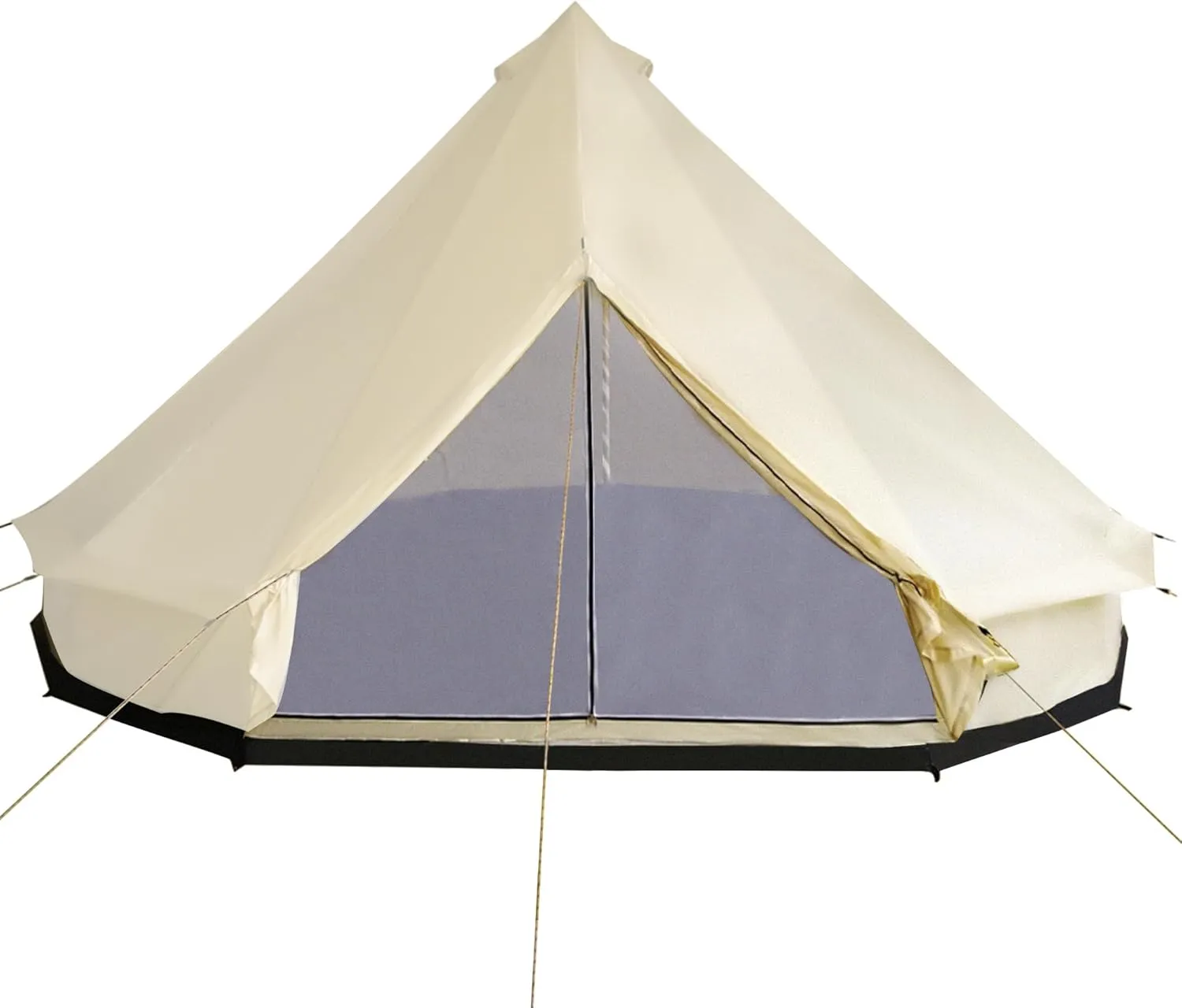 10-Person Yurt Tent Glamping Bell Tent with Spacious Interior, Breathable Waterproof Design, for Family Outdoor Camping, 16' x 16' x 10'