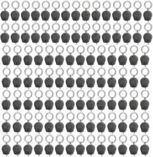 100 Pack Ultra Bright Mini LED Keychain Flashlight, Small Key Ring Flashlight, LED Keychain Light for Outdoor Activities Emergency Light - Black Shell