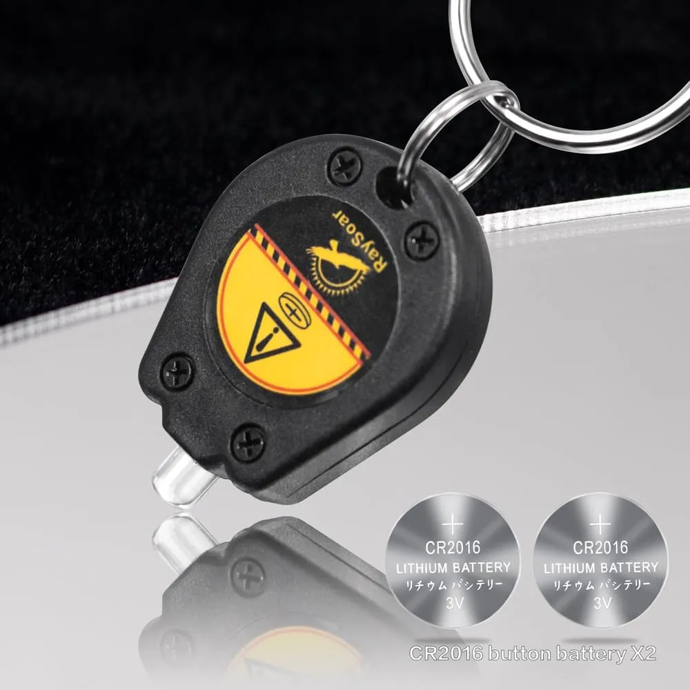 100 Pack Ultra Bright Mini LED Keychain Flashlight, Small Key Ring Flashlight, LED Keychain Light for Outdoor Activities Emergency Light - Black Shell
