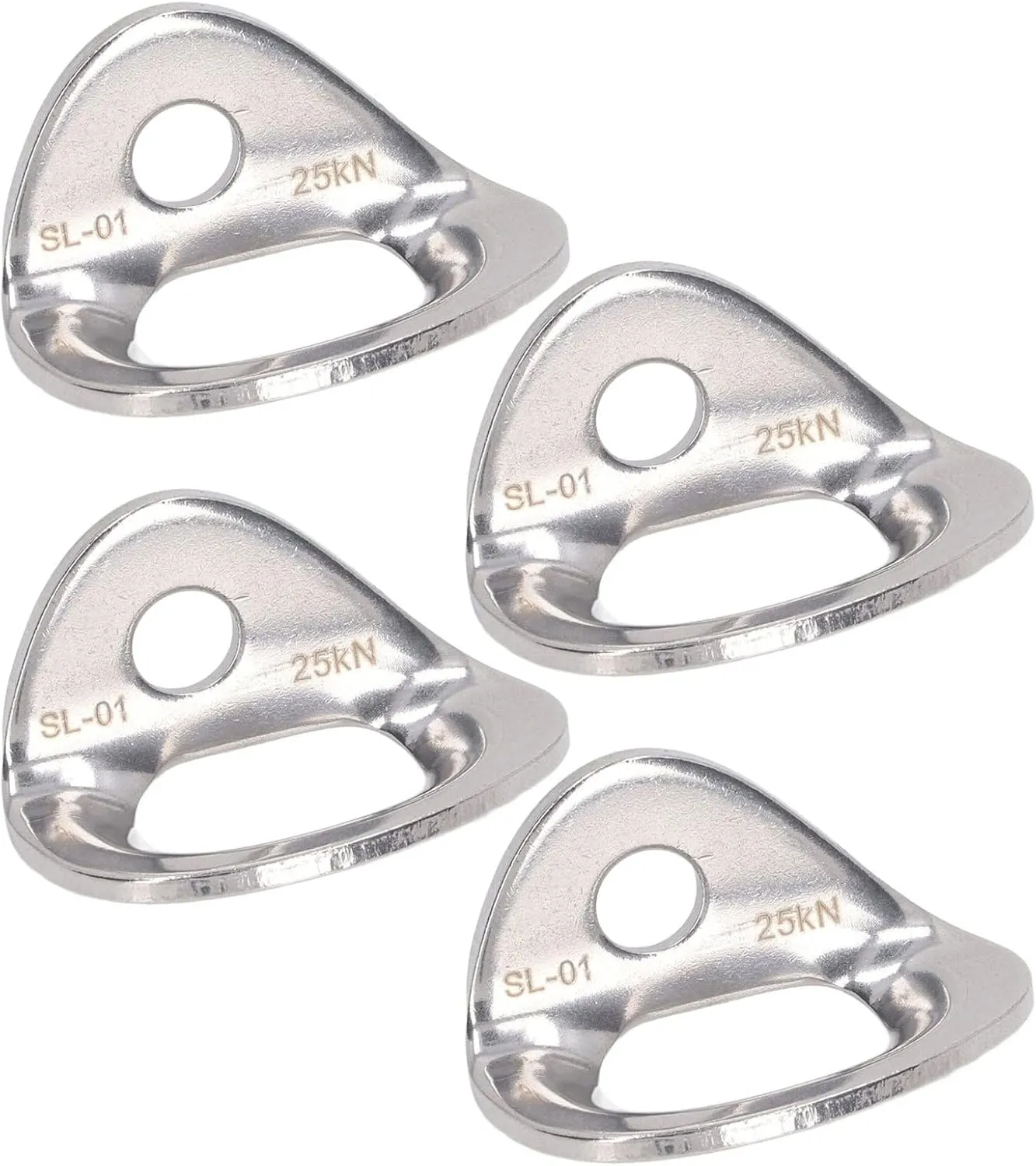 10Pcs Climbing Hanger Expansion Splitting Pieces Rock Climbing Hanger Stainless Steel Pitons Equipment for Mountain Caving Field, Rock Nails for Points, Aid Gear