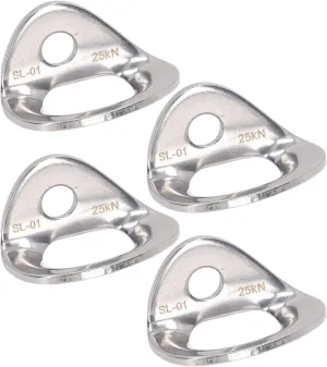 10Pcs Climbing Hanger Expansion Splitting Pieces Rock Climbing Hanger Stainless Steel Pitons Equipment for Mountain Caving Field, Rock Nails for Points, Aid Gear