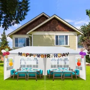 10x20 Outdoor Party Tent – Waterproof PE Cloth with Removable Sidewalls