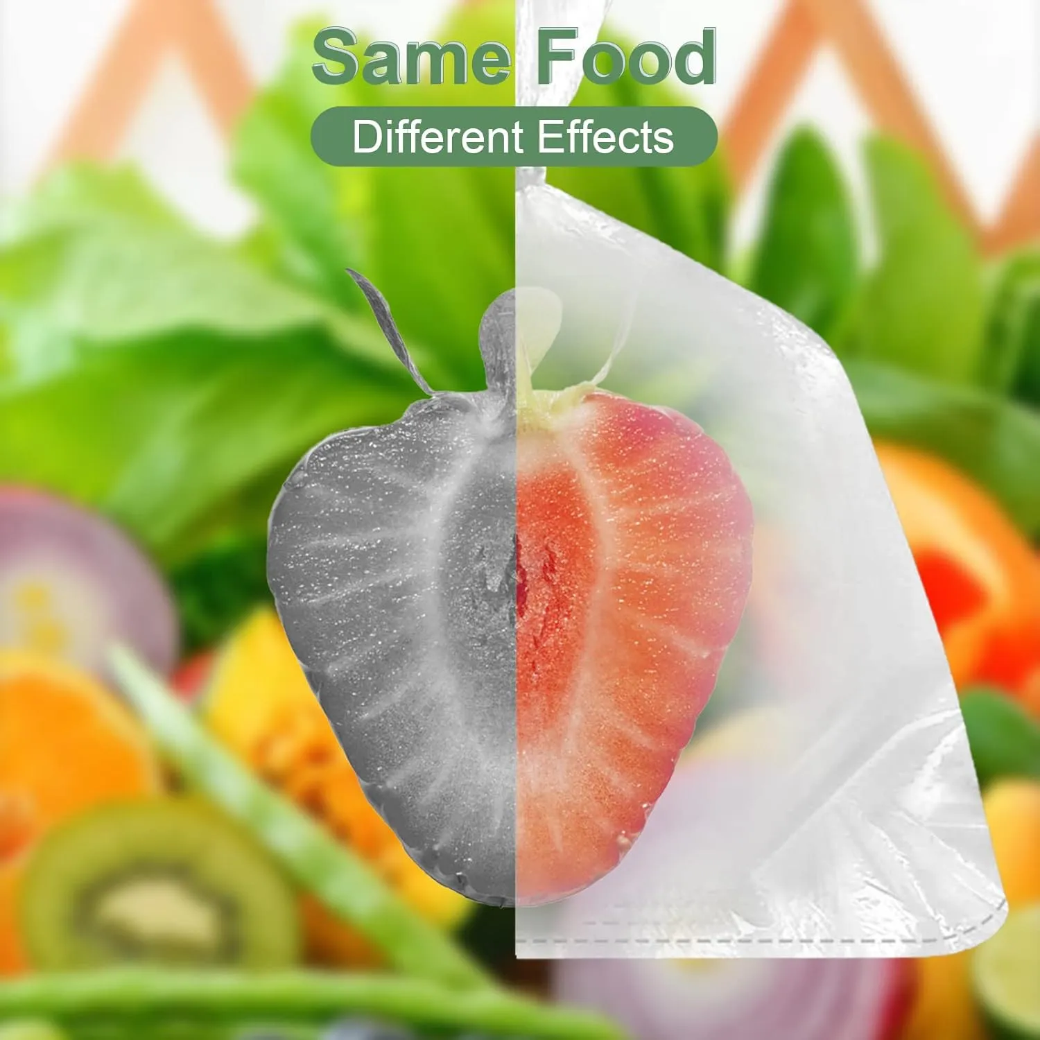 12 X 16 Inches Plastic Produce Bag on a Roll, Food Storage Bags for Fruits, Vegetable,350 Bags/Roll