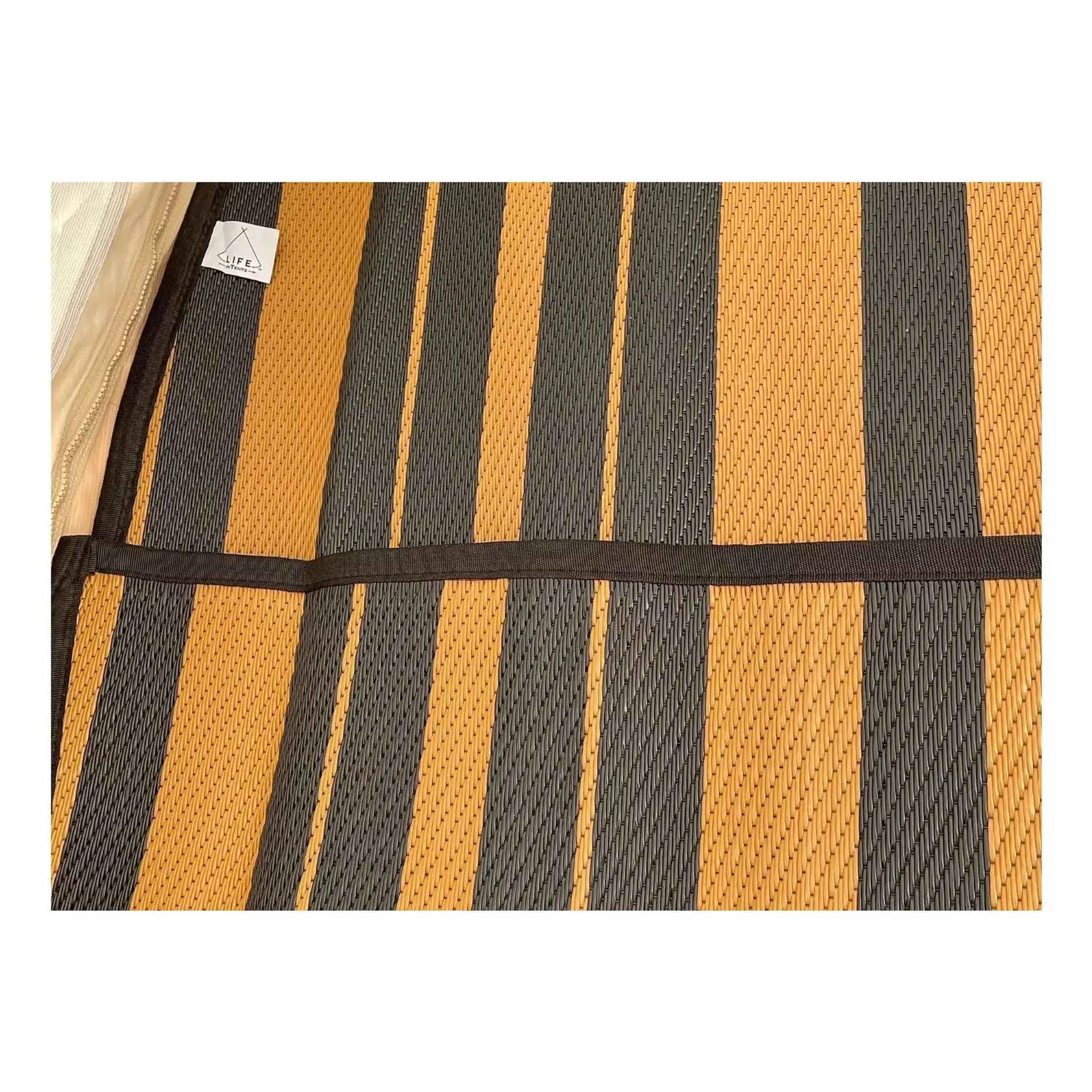 16' (5M) Striped Bell Tent Floor Matting Cover