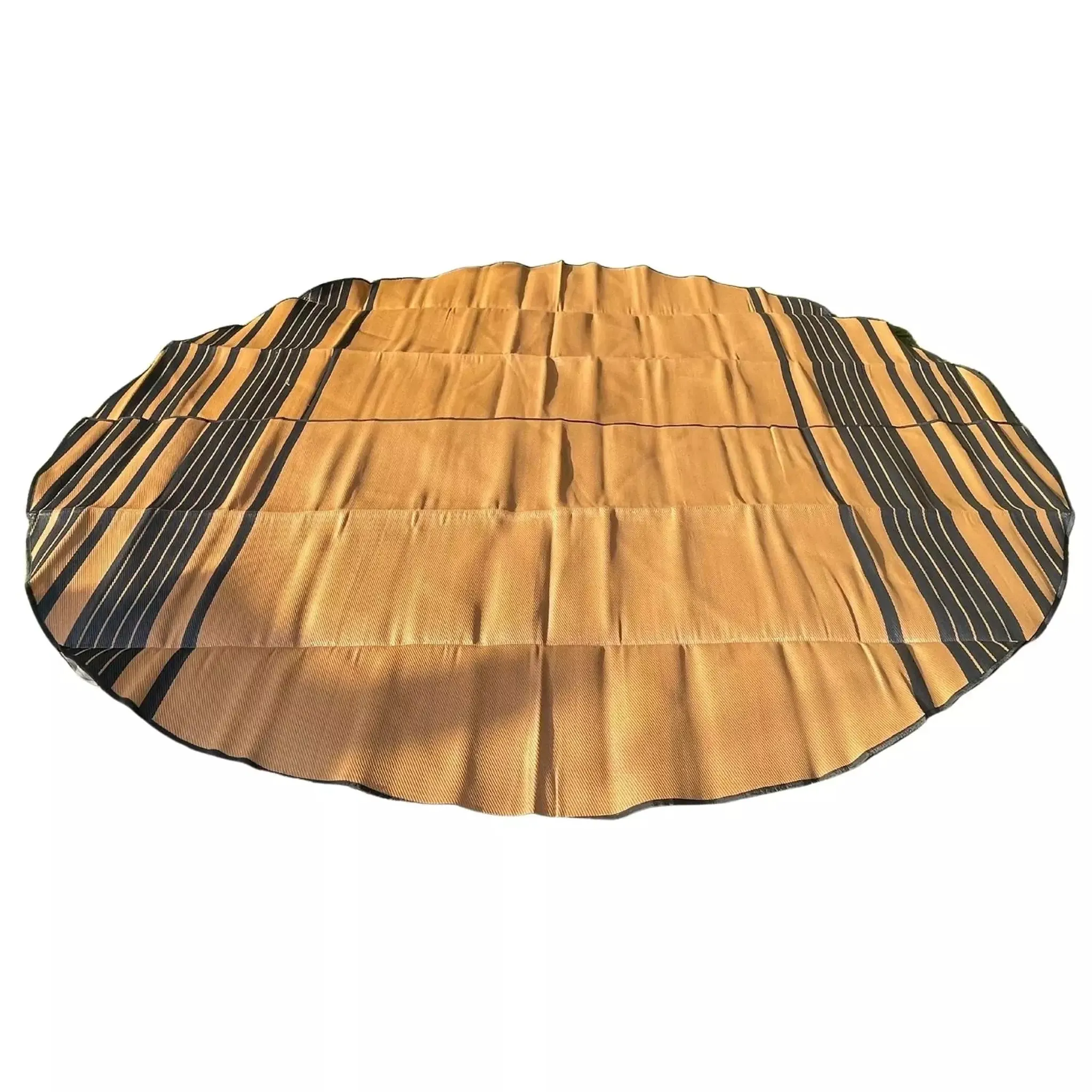 16' (5M) Striped Bell Tent Floor Matting Cover