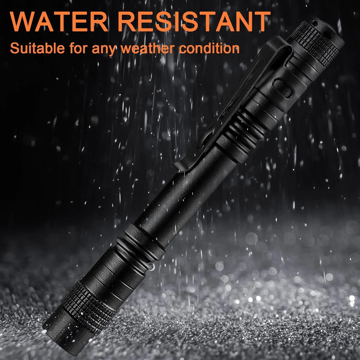 16 Pcs Mini LED Flashlight Small Pocket Flashlights with Clip Pen Lights Flashlights Bulk for Inspection, Work, Emergency,and Camping Outdoor, 5.2 inch