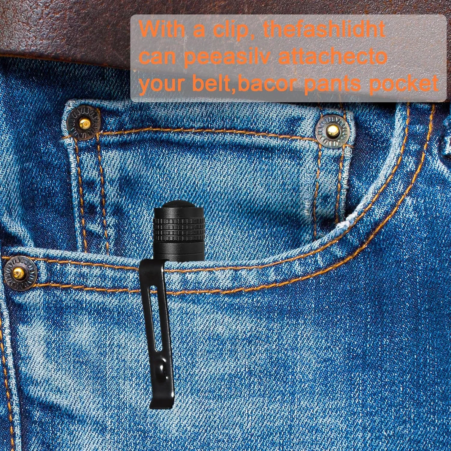 16 Pcs Mini LED Flashlight Small Pocket Flashlights with Clip Pen Lights Flashlights Bulk for Inspection, Work, Emergency,and Camping Outdoor, 5.2 inch