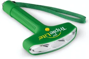 180 Degree LED Flashlight - Super Bright Light – High 300 Lumen, Water Resistant Light for Camping Accessories, Outdoors, Emergency Flashlight- Patented - Green