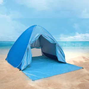 2-3 Person Camping Tent, Waterproof Windproof Tent, Family Camping Tent with a Double Door, Lightweight Portable Backpacking Tent for Backpacking, Hiking, or Beach Use
