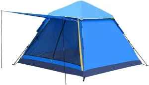2-4 Person Camping Tent Camping Tent Lightweight Backpacking Tent Waterproof Two Doors Easy Setup Tent for Outdoor Hiking Glamping Mountaineering and Travel