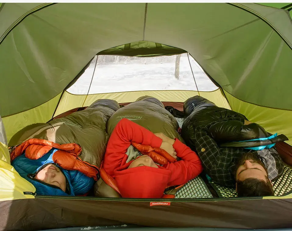 2 or 3 Person Ultralight 4-Season Hiking Tent – 20D Waterproof Family Camping Tent