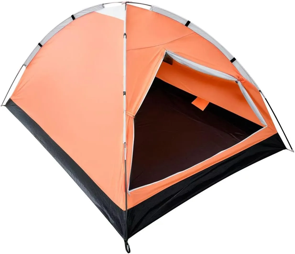 2-Person Dome Tent for Camping Waterproof Lightweight Portable Backpacking Orange/Blue/Army Green/Green