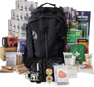 2 Person Emergency Kit/Survival Backpack for 72 Hours for Natural Disasters, Hurricanes, Emergency or Bug Out Situations
