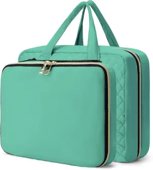 2 Psc Bag Of Free Disassembly Combination Large Travel Toiletry Bag With Makeup Bag,Dry & Wet Separation,Travel Organizer with Hanging Hook For Full-Sized Containers,Shampoo,Accessories,Toiletries