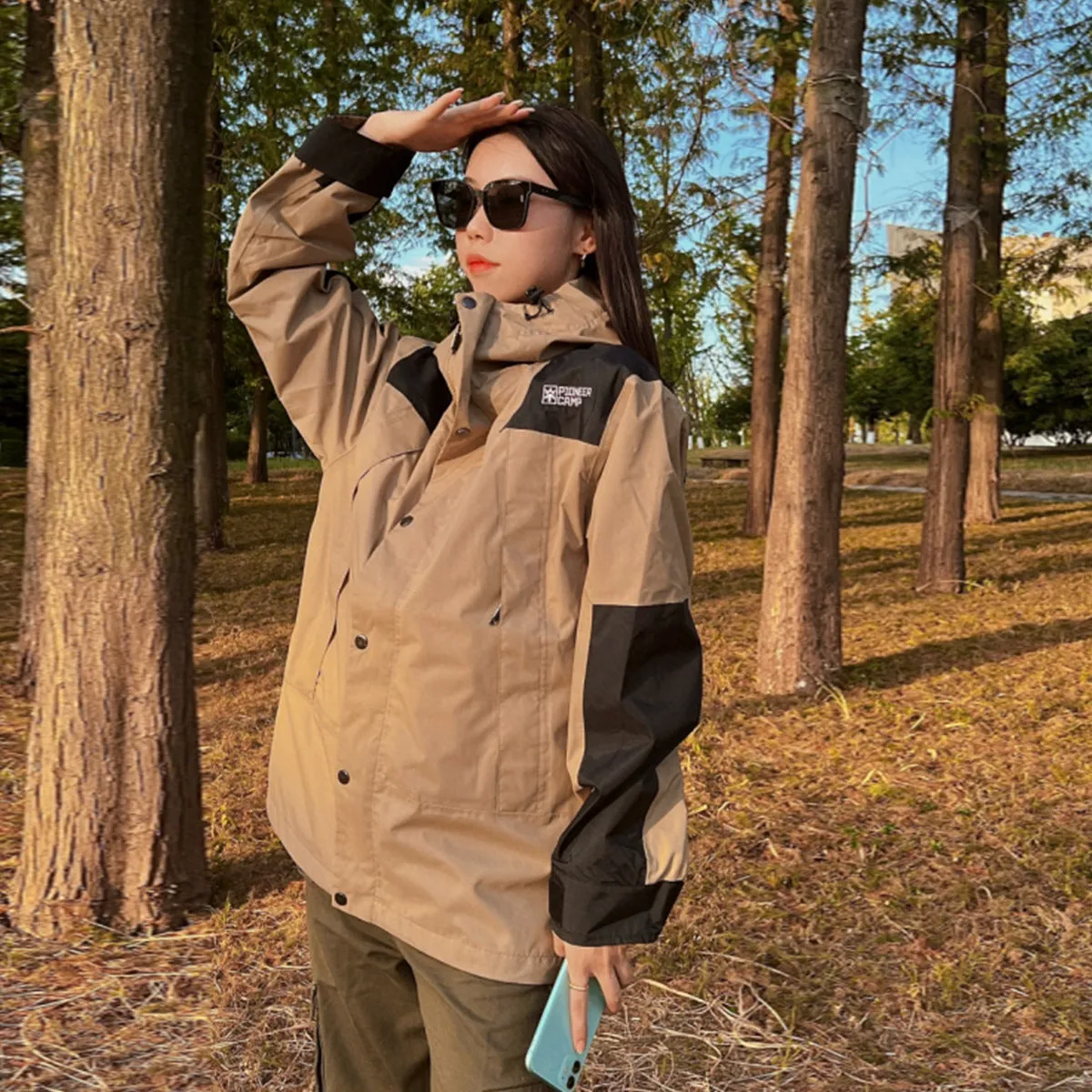 2023 new windproof waterproof spring and autumn outdoor hardshell jacket zipper jacket