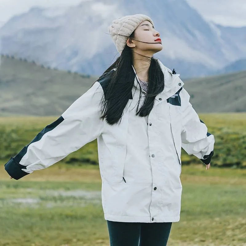2023 new windproof waterproof spring and autumn outdoor hardshell jacket zipper jacket