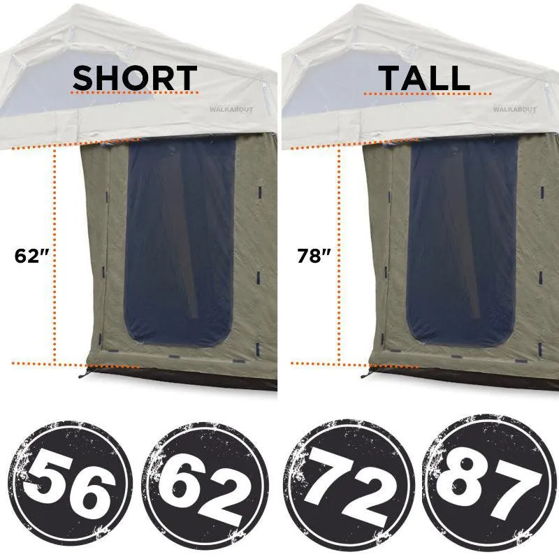 23ZERO Walkabout Soft Shell Roof Top Tent Annex