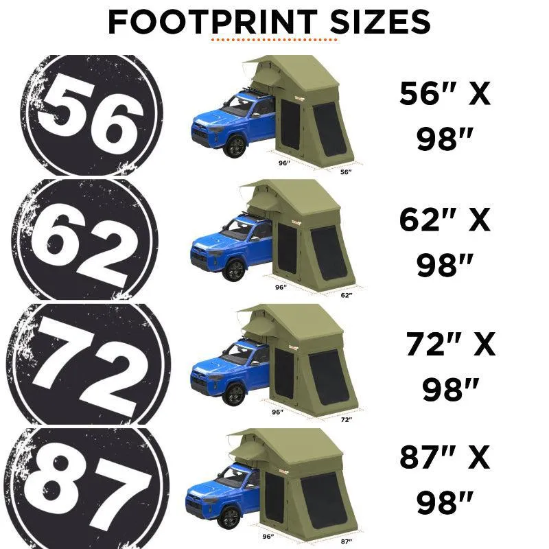 23ZERO Walkabout Soft Shell Roof Top Tent Annex