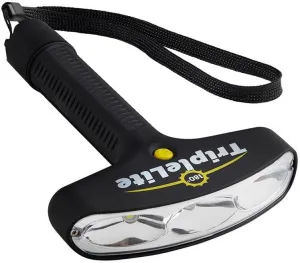 330 lm Black LED Flashlight AA Battery