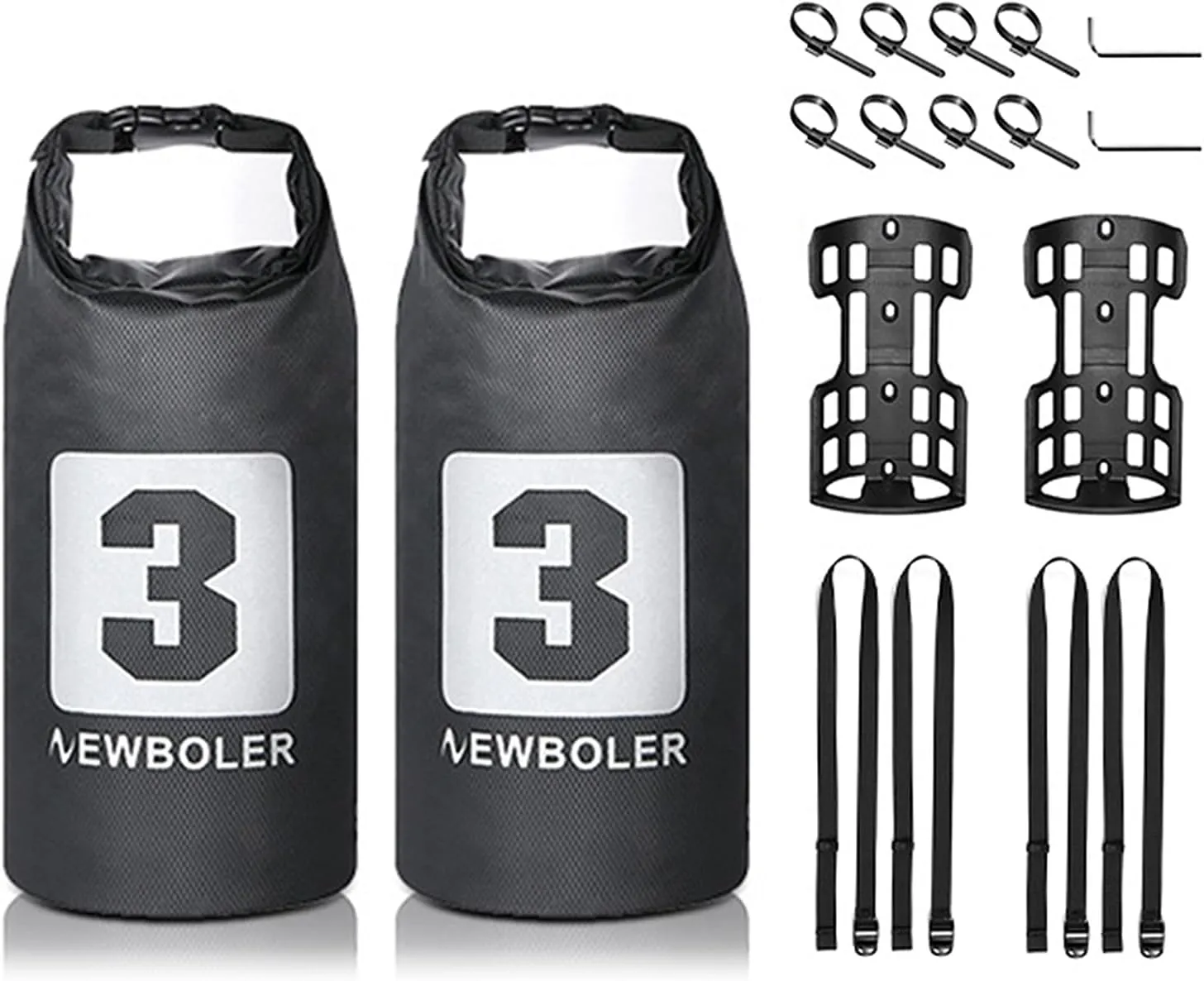 3L/7L Bike Fork Bag Waterproof Roll Dry Bag Bicycle Fork Bag Cycling Pack Bike Pannier