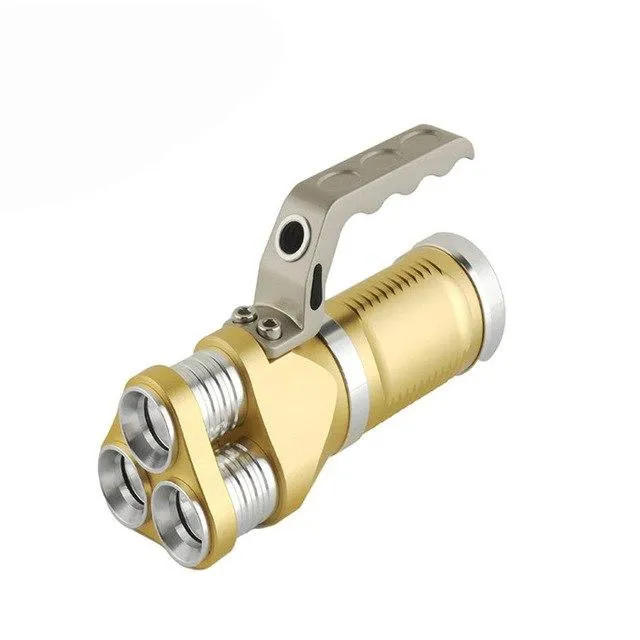 3Modes 3x T6 LED 18650 Flashlight Super Bright Torch Light Aluminium Alloy 40W 3800LM Flashlight Bycicle Light Front 40OT12