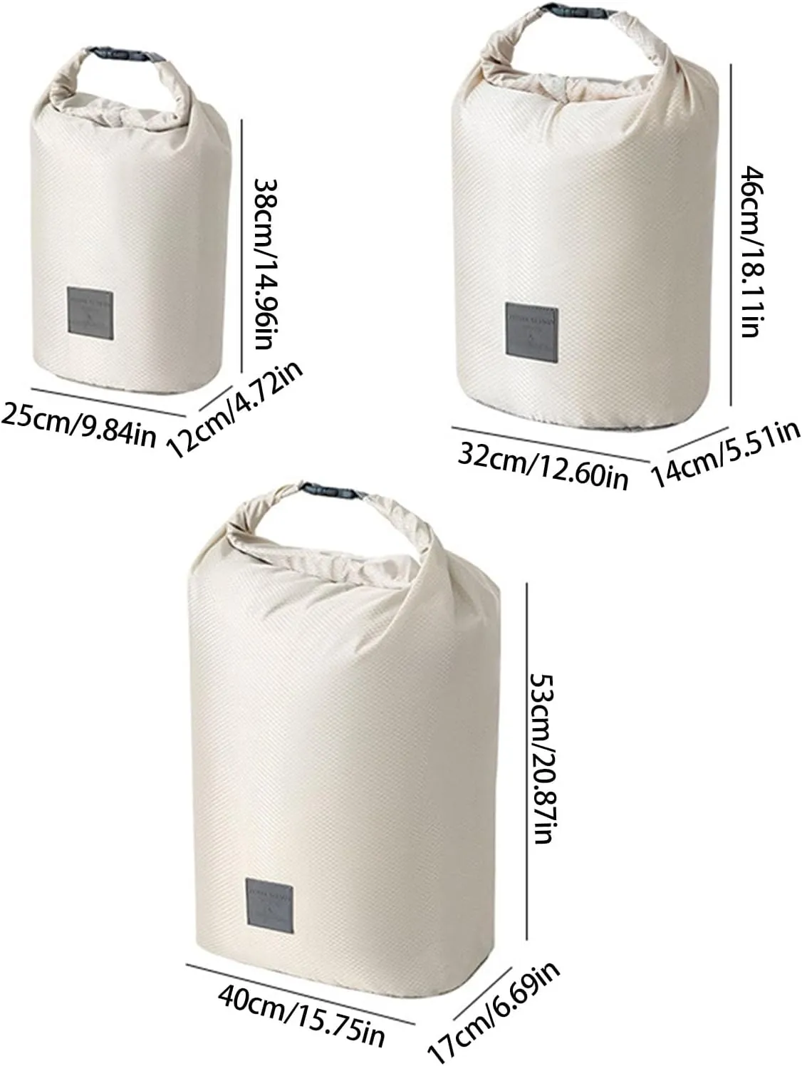 3pcs Ultralights Dry Bag Set For Backpacking Storage Sacks For Camping And Hiking Daily Use