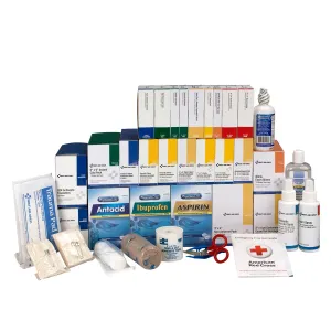 4 Shelf Class B , First Aid Kit Refill, with Medications