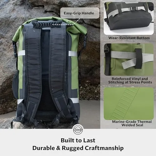 40L Waterproof Dry Backpack-Large Floating Dry Bag for Kayaking, Travel