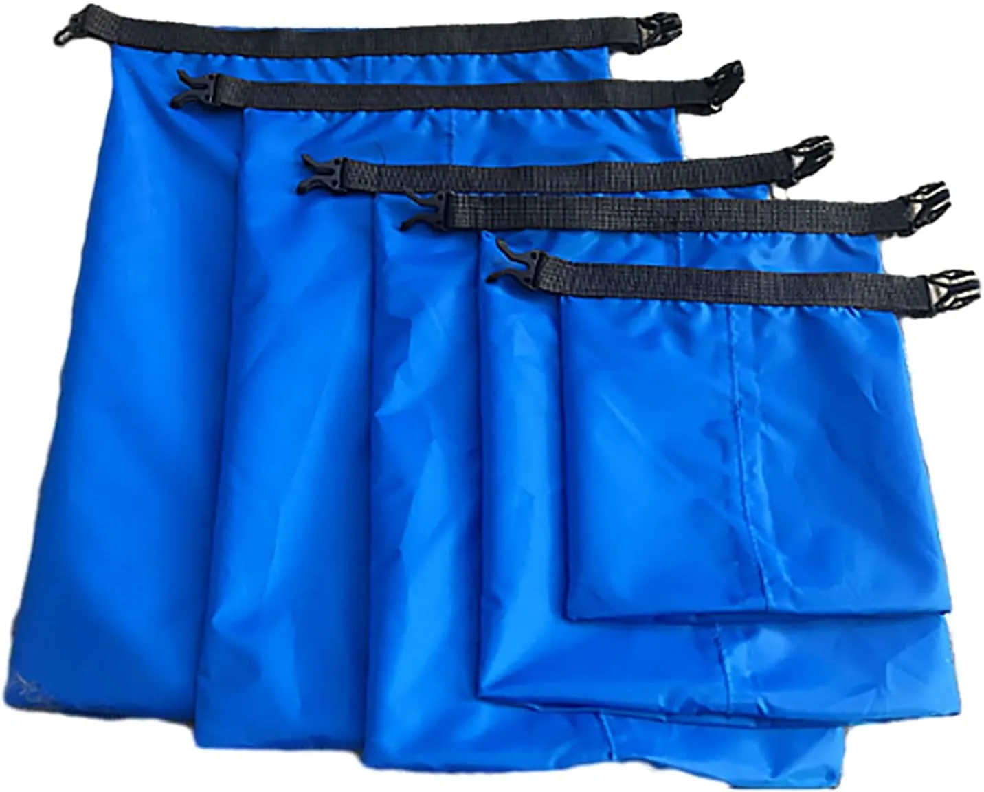 5Pcs Waterproof Storage Dry Bag Roll Top Sacks Lightweight Dry Sacks Swimming Snorkeling Bag Travel Storage Pack