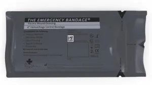 6 Inch - Bandage for Massive Hemorrhages, by Safeguard Medical. Made in The USA, TAA Compliant