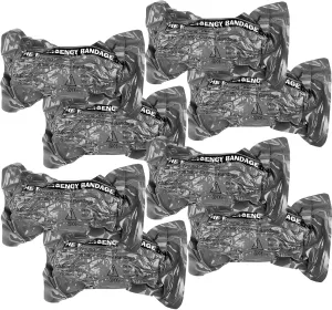 6‘’ Israeli Style Emergency Bandage, 6 inches Width, 60 inches Length (6 Inch-8Pcs)