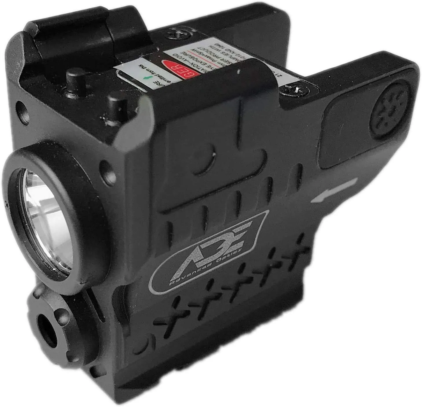 Ade Advanced Optics HG55-2 Class IIIA Green Laser   250 Lumen Flashlight Sight for Compact Handgun