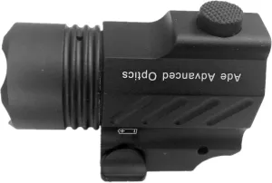 Ade Advanced Optics PL200-A Ultra Compact Tactical Gun Flashlight 400 Lm Pistol Handgun Torch Light for Hiking, Camping, Hunting & Other Indoor/Outdoor Activities