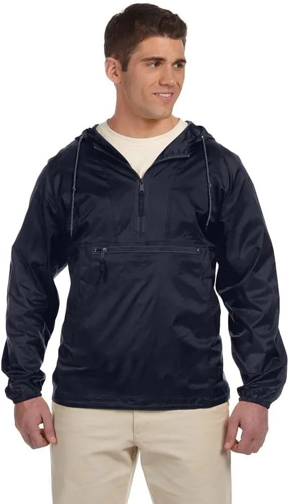 Adult Packable Nylon Jacket 4XL NAVY
