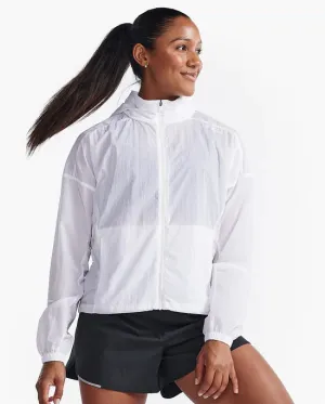 Aero Windbreaker - White / Harbour Mist