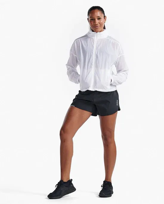 Aero Windbreaker - White / Harbour Mist