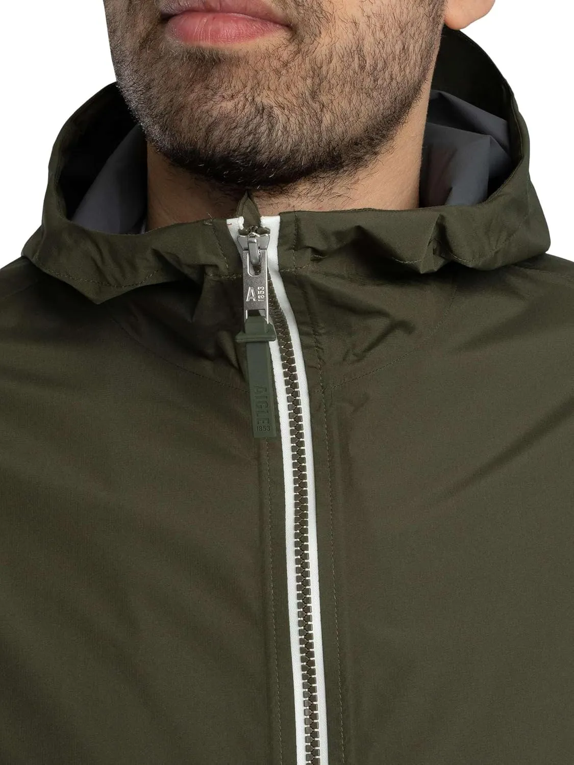 Aigle Men's Rainpack 70 Waterproof Jacket, Avocat