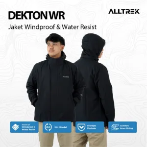ALLTREK Jacket Outdoor DEKTON Softshell Jaket  Water Repellent Windproof Anti Air