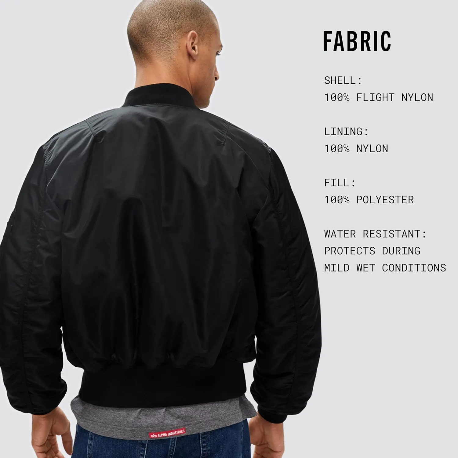 Alpha Industries MA-1 Blood Chit Bomber Flight Jacket - Fighter Pilot Flight Jacket
