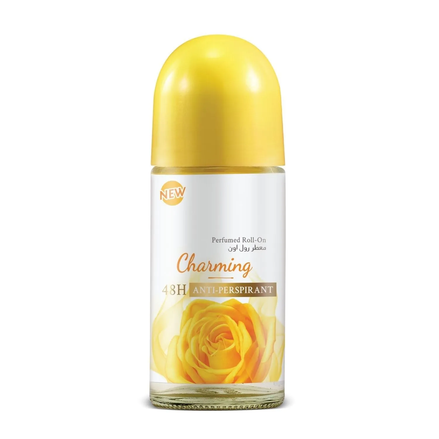 AMCharming Anti-Perspirant Deodorant Roll-On For Women| 48-Hours Long Odour Protection| Soothing Floral French Fragrance| Quick Drying & Non-Sticky| 50ml