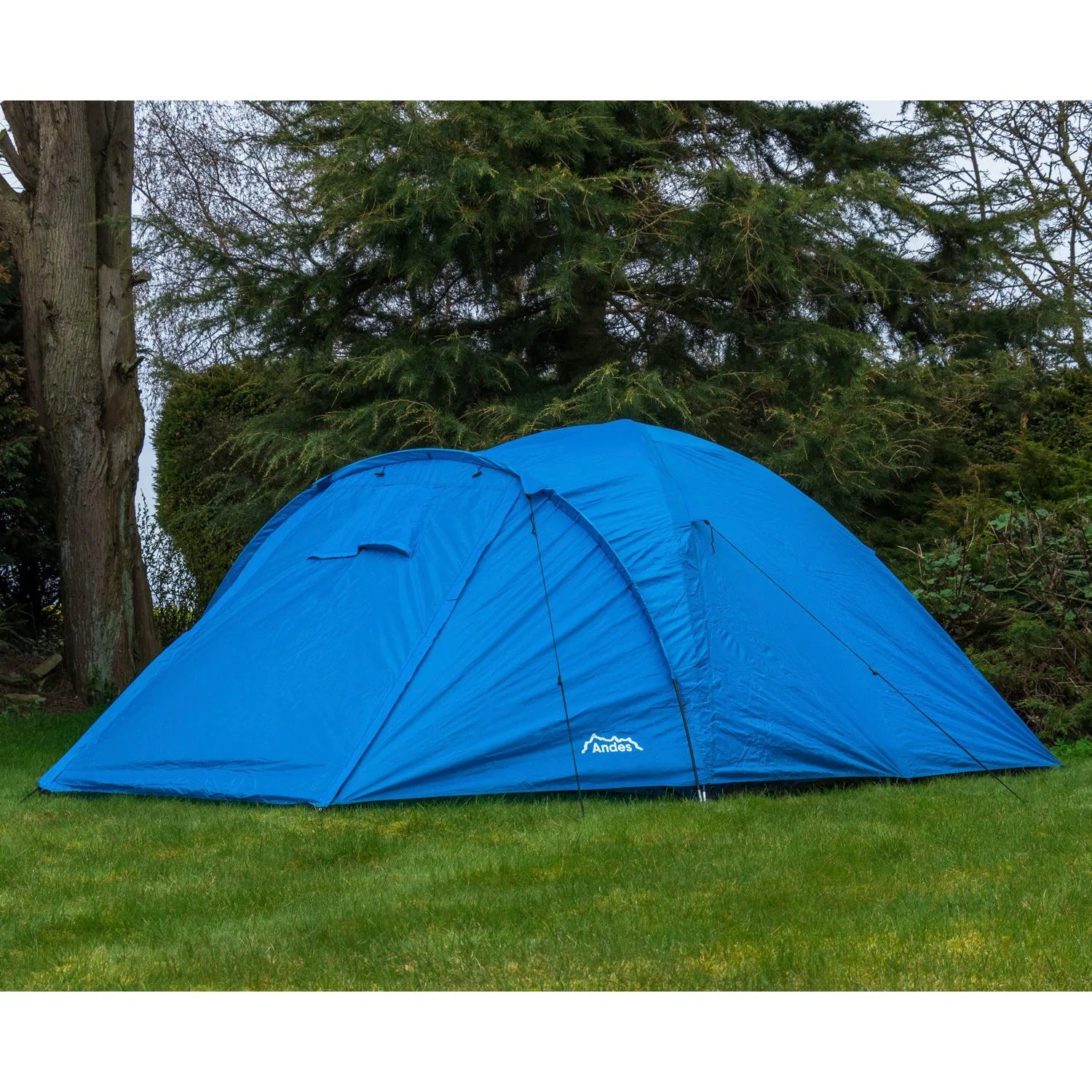 Andes 4 Person Man Berth Double Skin Camping/Festival Dome Tent
