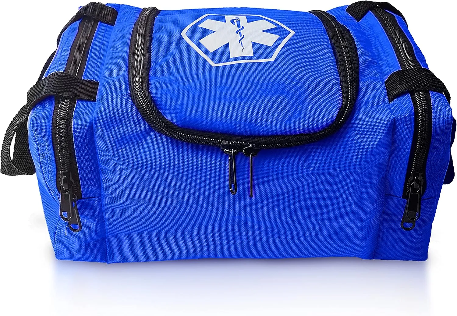 ASA TECHMED First Aid Responder EMS Emergency Medical Trauma Bag EMT, Fire Fighter, Police Officer, Paramedics, Nurse, Blue