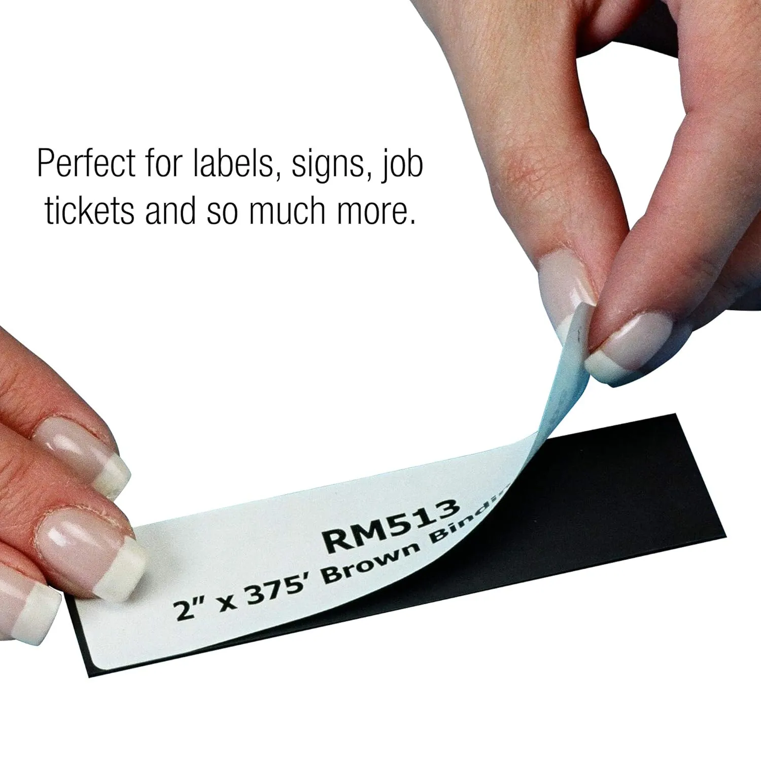 Aviditi 2 Inch x 50 Feet, Flexible Write On Magnetic Roll, White, for Labeling, Organization, Crafts, DIY Projects (1 Roll)