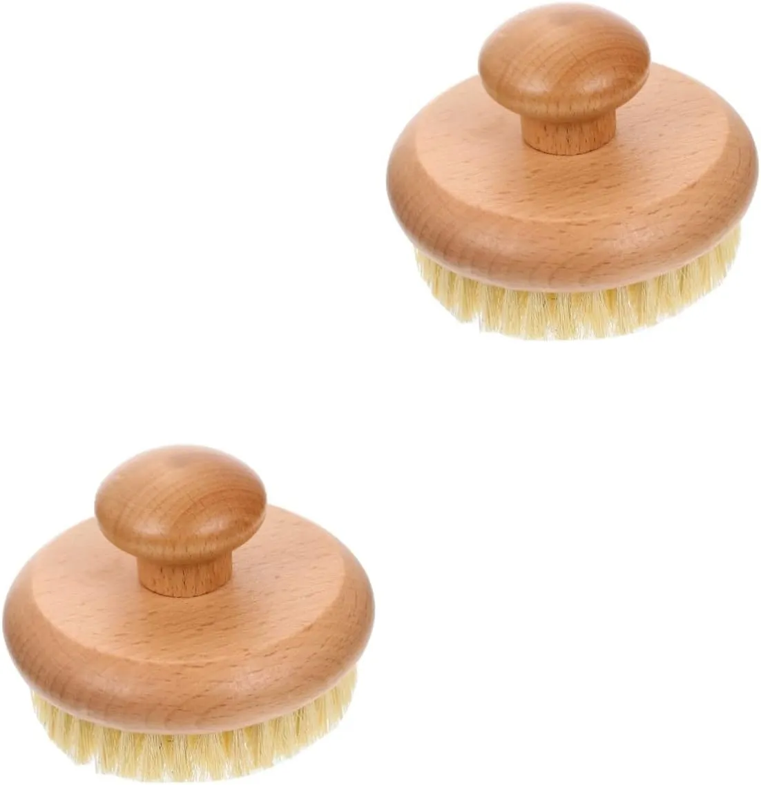 balacoo 2pcs Bath Scrubbing Brush Comfortable Shower Exfoliating Tool for Deep Skin Cleansing Material Compact for Reach for Daily Use and Home Bath Routine