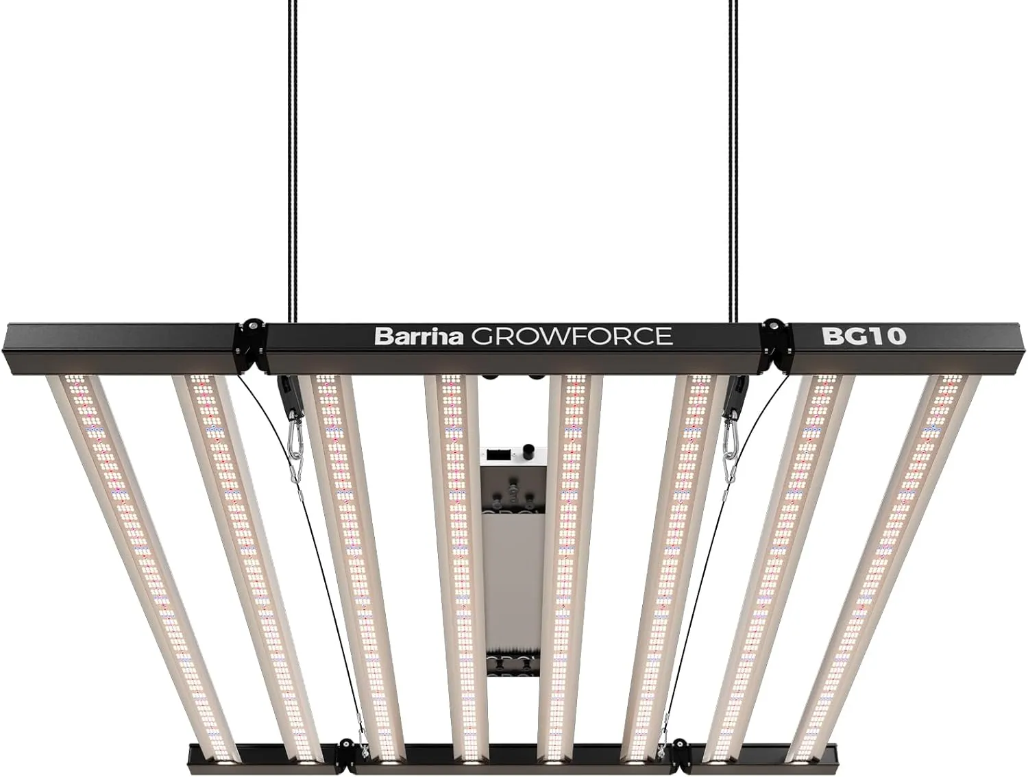 Barrina GrowForce BG10 1000W Full Spectrum with Dual Blue & FIR, High PPFD, 4 x 4/5 x 5 Grow Lights for Indoor Plants, Dimmable, Hanging, Light and Bracket Combined, Growing in Grow Tent