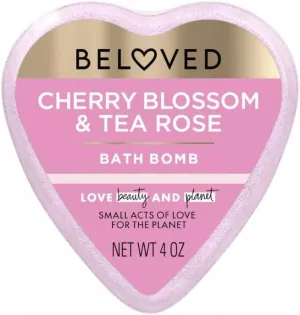Beloved Cherry Blossom and Tea Rose Bath Bomb, 4 oz ~ Pack of 1