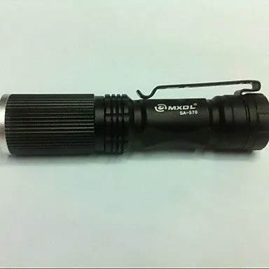 BG CREE XPE-Q5 600 Lumen 7W Zoomable LED Flashlight 1xAA/14500