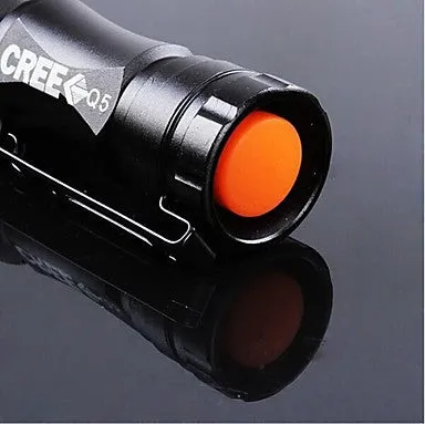 BG CREE XPE-Q5 600 Lumen 7W Zoomable LED Flashlight 1xAA/14500