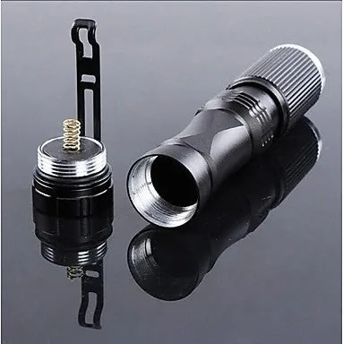 BG CREE XPE-Q5 600 Lumen 7W Zoomable LED Flashlight 1xAA/14500